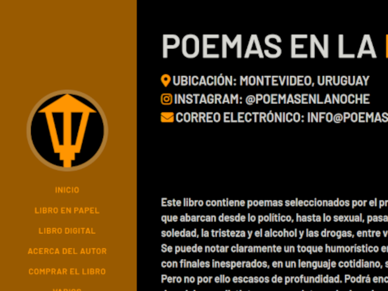 Sitio Web de Poemas En La Noche